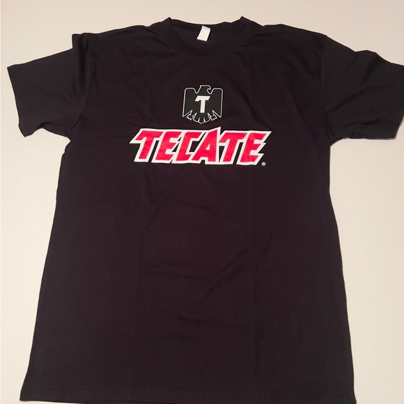Tecate Other - NWOT Cerveza Tecate Mexican Beer Brewery Logo Souvenir Black SS T Shirt Size L